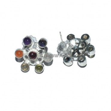 New flower Seven Chakra Earrings