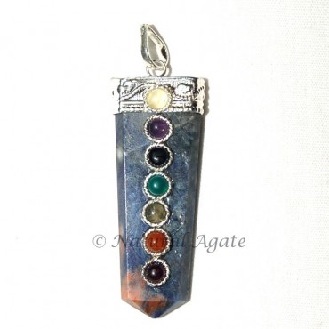 Sodalite Chakra Pendants