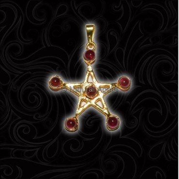 Pentagram Seven Chakar Garnet Set