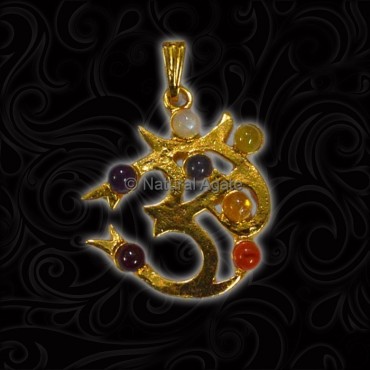 Om 7 Chakra Pendant