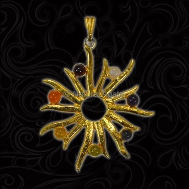 Wholesale Chakra Sun Pendant