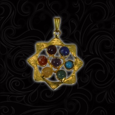 Shree Yantra 7 Chakra Pendant