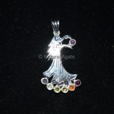 Lady Silver Chakra Pendant