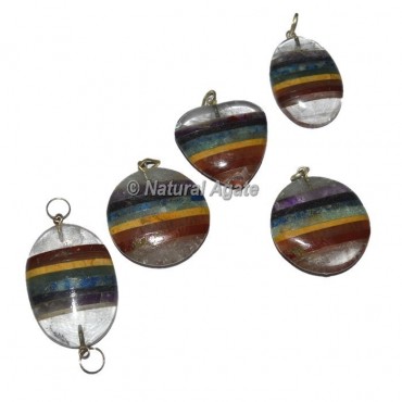 Seven Chakra Bonded Assorted Pendants