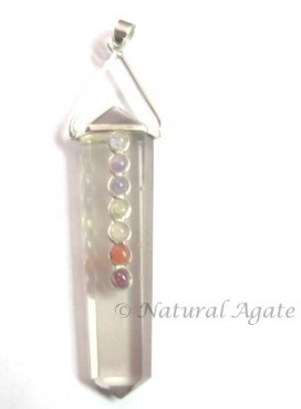 Crystal Pointed Chakra Pendants