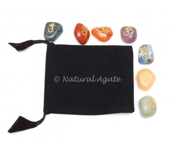 Chakra Sanskrit Tumbled Set