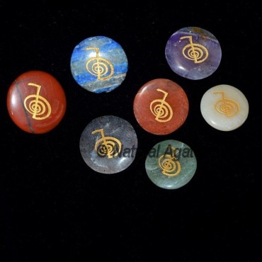 Choko Reiki Engraved Chakra Set