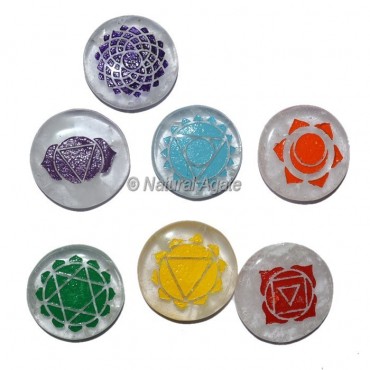 Chakra Set of Crystal Quartz Color