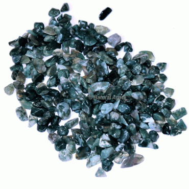 High Quality Moss Agate Chips