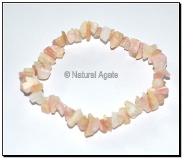 Light Pink Opal Chips Bracelets