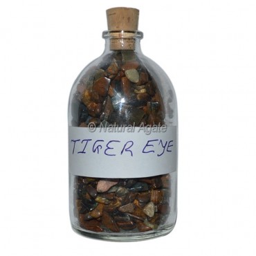 Tiger Eye Meditation Big Bottle Chips