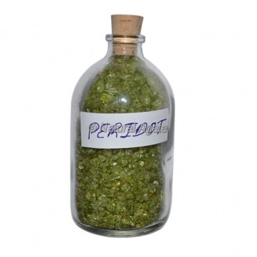 Peridot Meditation Big Bottle Chips