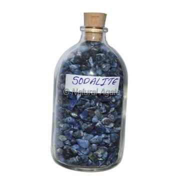 Sodalite Meditation Big Bottle Chips