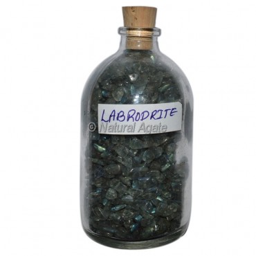 Labradorite Meditation Big Bottle Chips