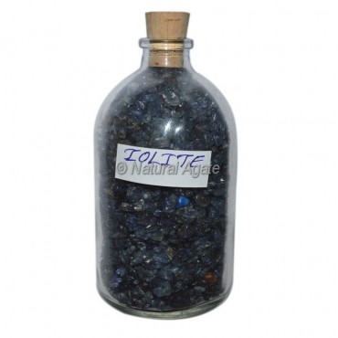 Iolite Meditation Big Bottle Chips