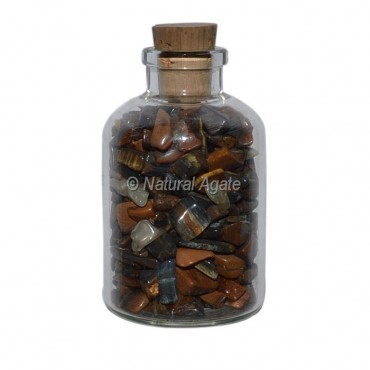 Tiger Eye Meditation Small Bottle Chips