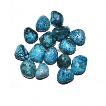 Purple Dyed Turquoise Tumbled Stones