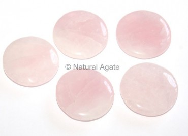 Rose Quartz Round Disc
