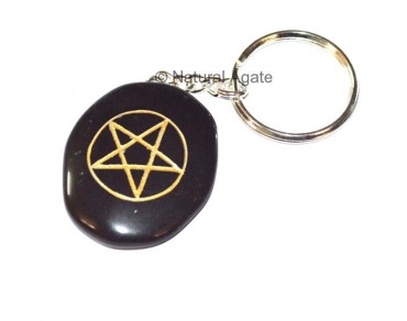 Pentagram Reiki Keychain