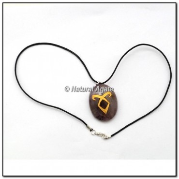 Amethyst ReikI Symbol Pendants