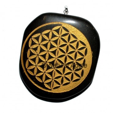 Flower of Life Double Embossed ReikI Pendants