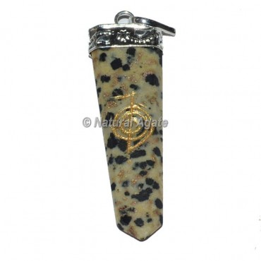 Dalmation Jasper Pencil Pendants