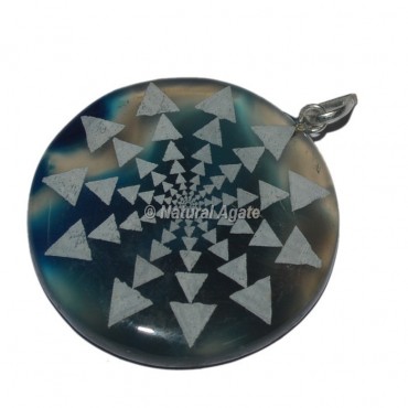 Engraved Card Disc Pendants