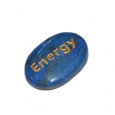 Lapis Lazuli Energy  Engraved Stone