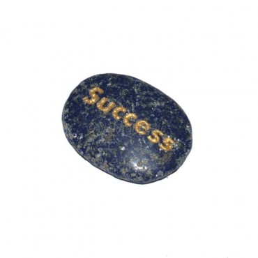 Lapis Lazuli Success  Engraved Stone