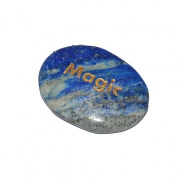 Lapis Lazuli Magic  Engraved Stone