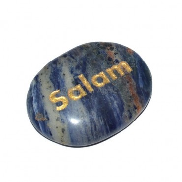 Sodalite Salam Engraved Stone