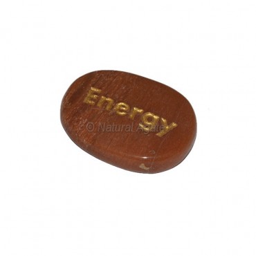 Peach Aventurine Energy Engraved Stone