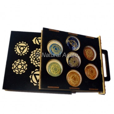 7 Chakra Set with Black Gift Box