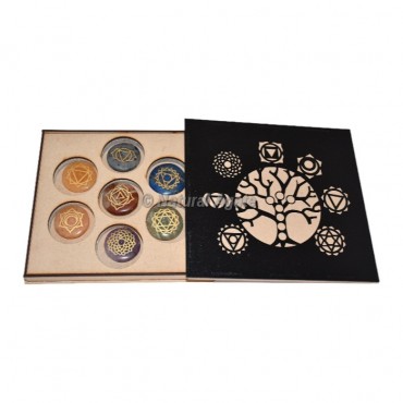 Engraved Tree of Life with Chakra Gift Box