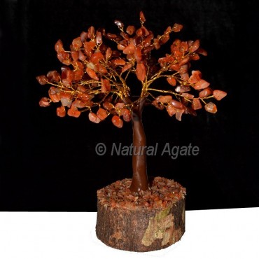 Carnelian 160 Chips Gemstone Tree