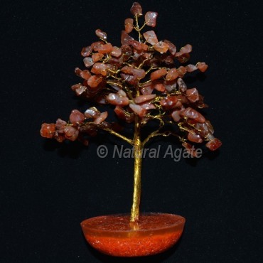 Red Carnelian Mini Orgone Gemstone Tree