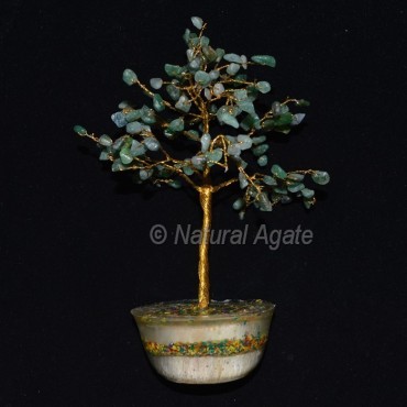 Green Jade Orgone Gemstone Tree