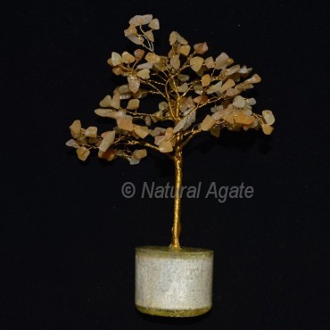 Golden Quartz Orgone Gemstone Tree