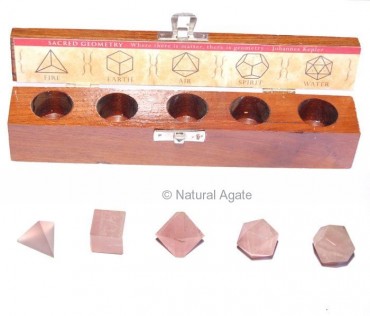 Rose Quartz Geometry set