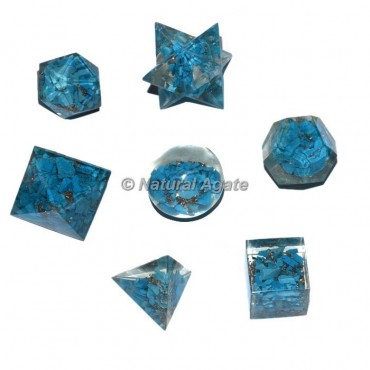 Orgone Turquoise Geometry Set