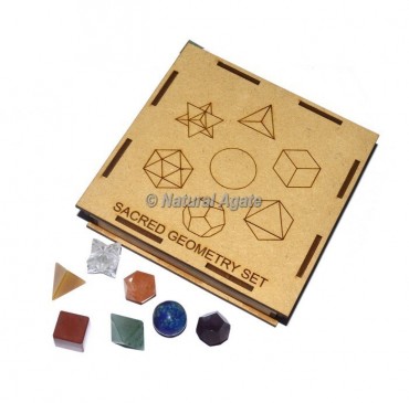 Assorted Seven Chakra Geometry Set With Square Gift Box