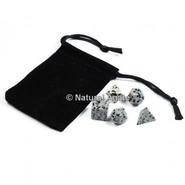 Dalmation Sacred Geometry Set With Gift Pouch