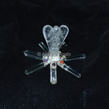 Crystal Quartz Chakra Angel Generator