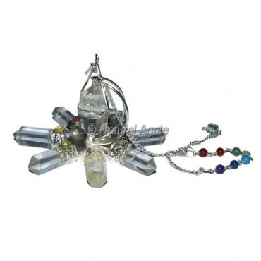 Crystal Quartz Seven Chakra Dowsing Generator