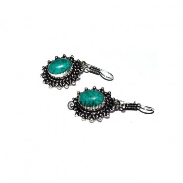 Turquoise Gemstone Fashion Earrings 