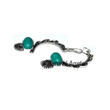 Turquoise Oval Earrings