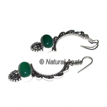 Green Onyx Healing Earrings