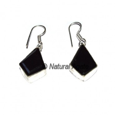 Black Onyx Yoga Earrings