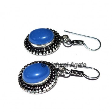 Blue Onyx Healing Earrings