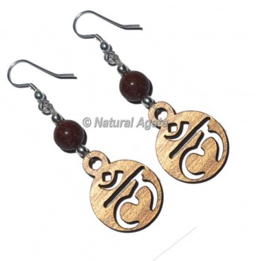 Laborite Root Chakra Earrings